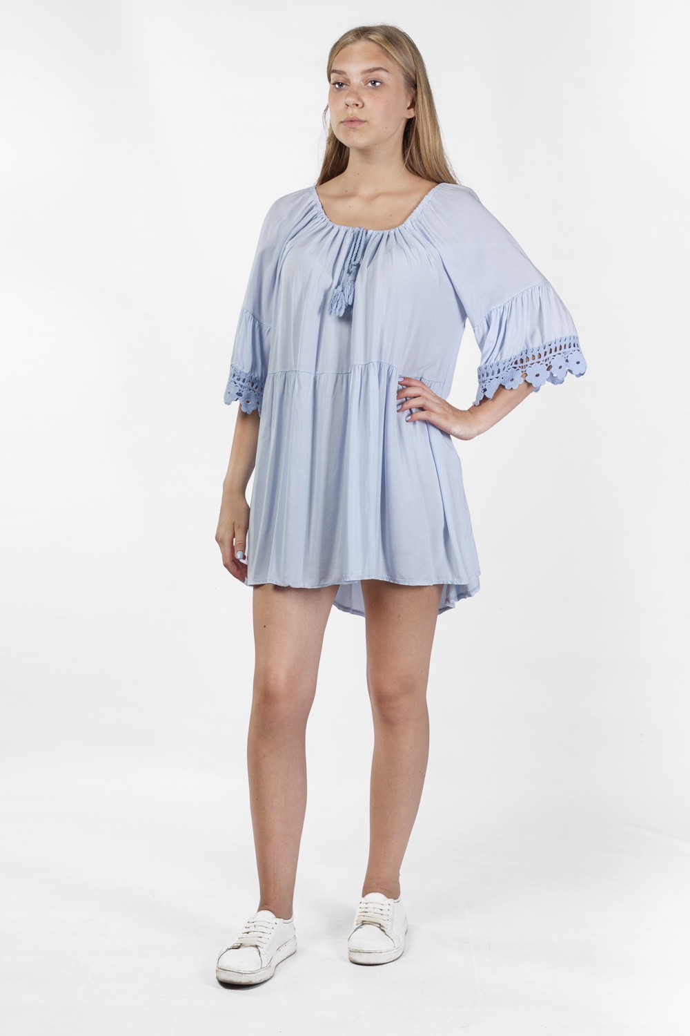 

Платье Italy Moda голубое S/M 18320-18