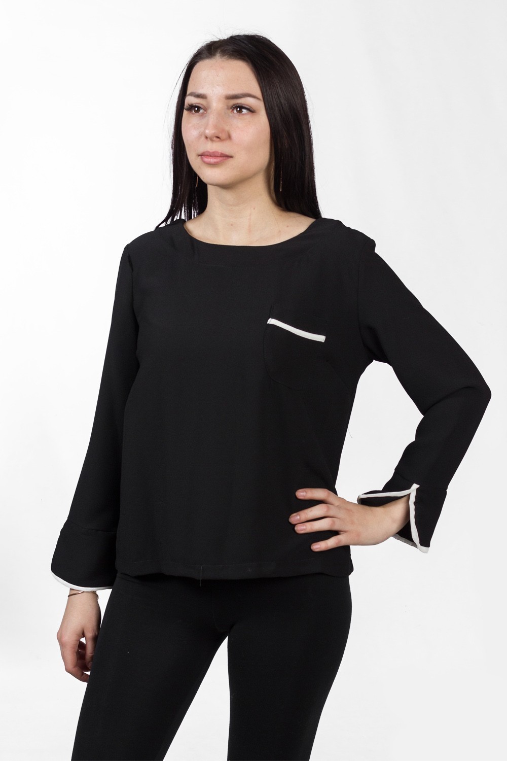 

Блуза женская Cos черная  (2600, Блуза женская Cos черная 42 (2600)
