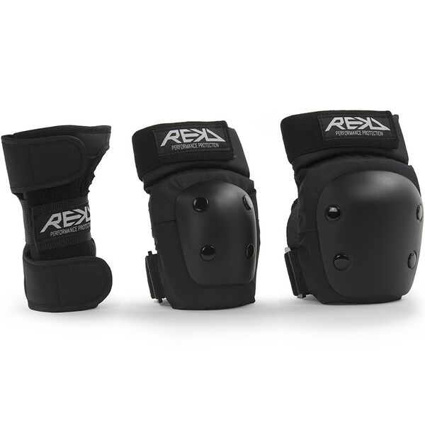 

Захист набір для роликів скейта велосипеда REKD Heavy Duty Jr black L