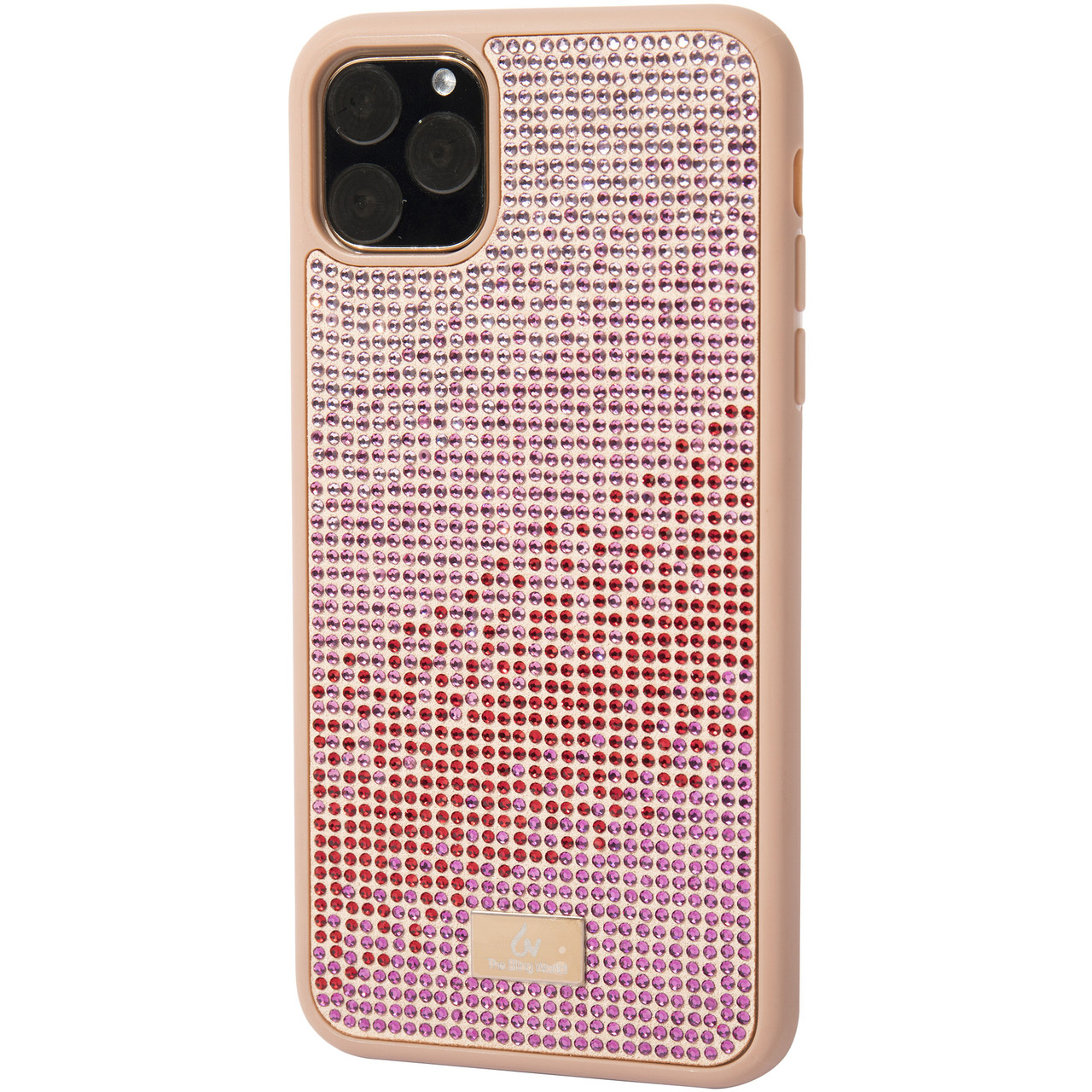 

TPU чехол Epik Bling World Rainbown Design для Apple iPhone 11 Pro Max (6.5") Розовый