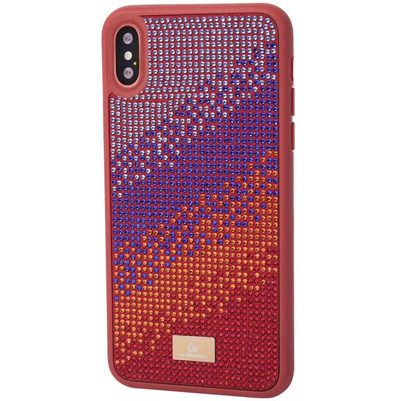 

TPU чехол Epik Bling World Rainbown Design для Apple iPhone XS Max (6.5") Красный