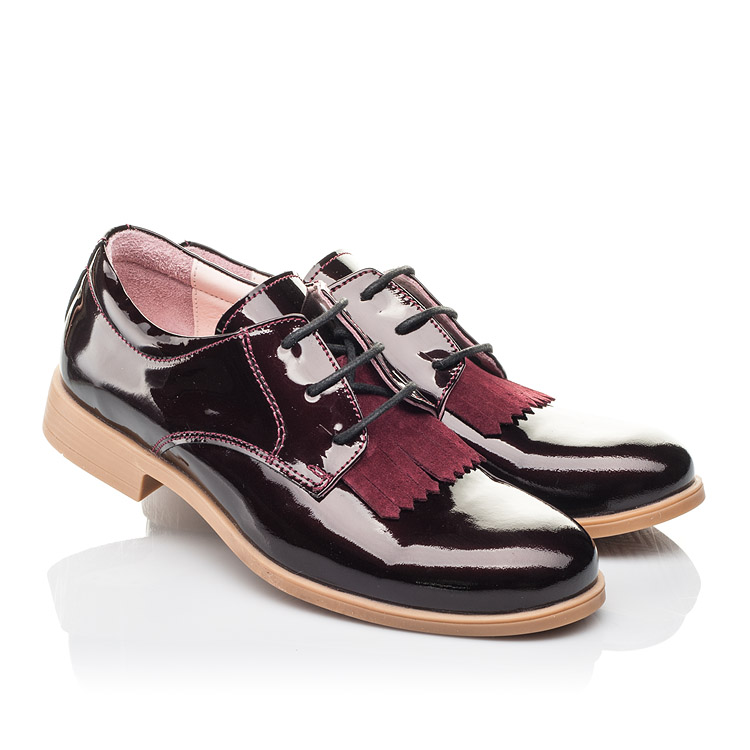 

Туфли (шнурок резинка) Woopy Fashion 37 бордовый (4230)