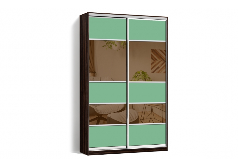 

Шкаф-купе LuxeStudio 2 двери Стекло тонированное/Стекло тонированное 550-550 цвет Венге CLS - II 170 x 220 x 60 см