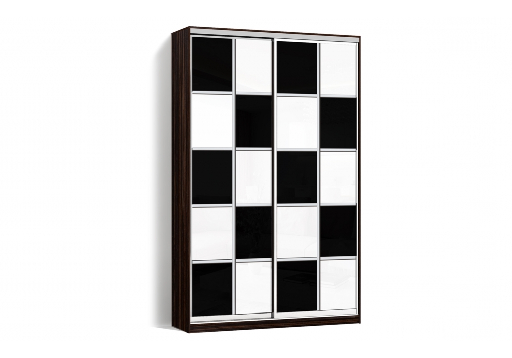 

Шкаф-купе LuxeStudio 2 двери Стекло тонированное/Стекло тонированное 123-123 цвет Венге CLS - IV 100 x 220 x 60 см