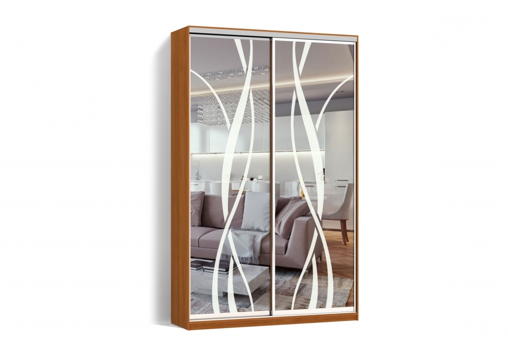 

Шкаф-купе Luxe 2 двери Пескоструй/Пескоструй рисунок 9-44 цвет Ольха CLS - I 140 x 210 x 45 см