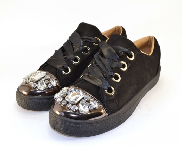 

Стильные молодёжные кеды Acris 6192 BLACK 36 22.2см черный
