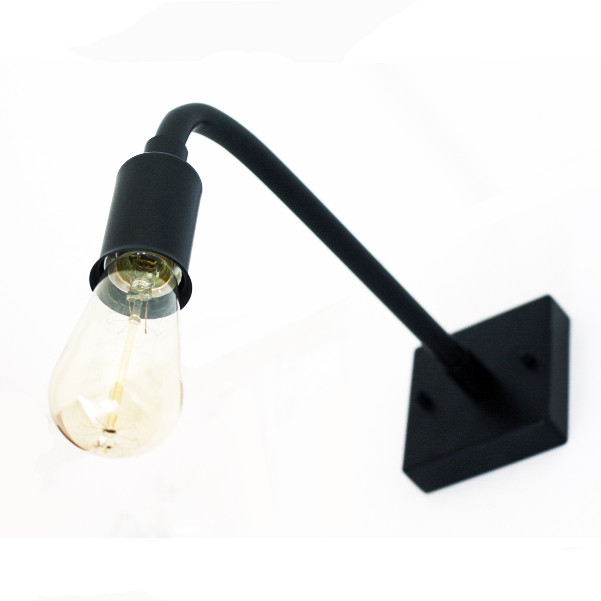 

Бра для гостиной, спальни, прихожей, офиса, кафе Black 1676 сталь черный PikArt