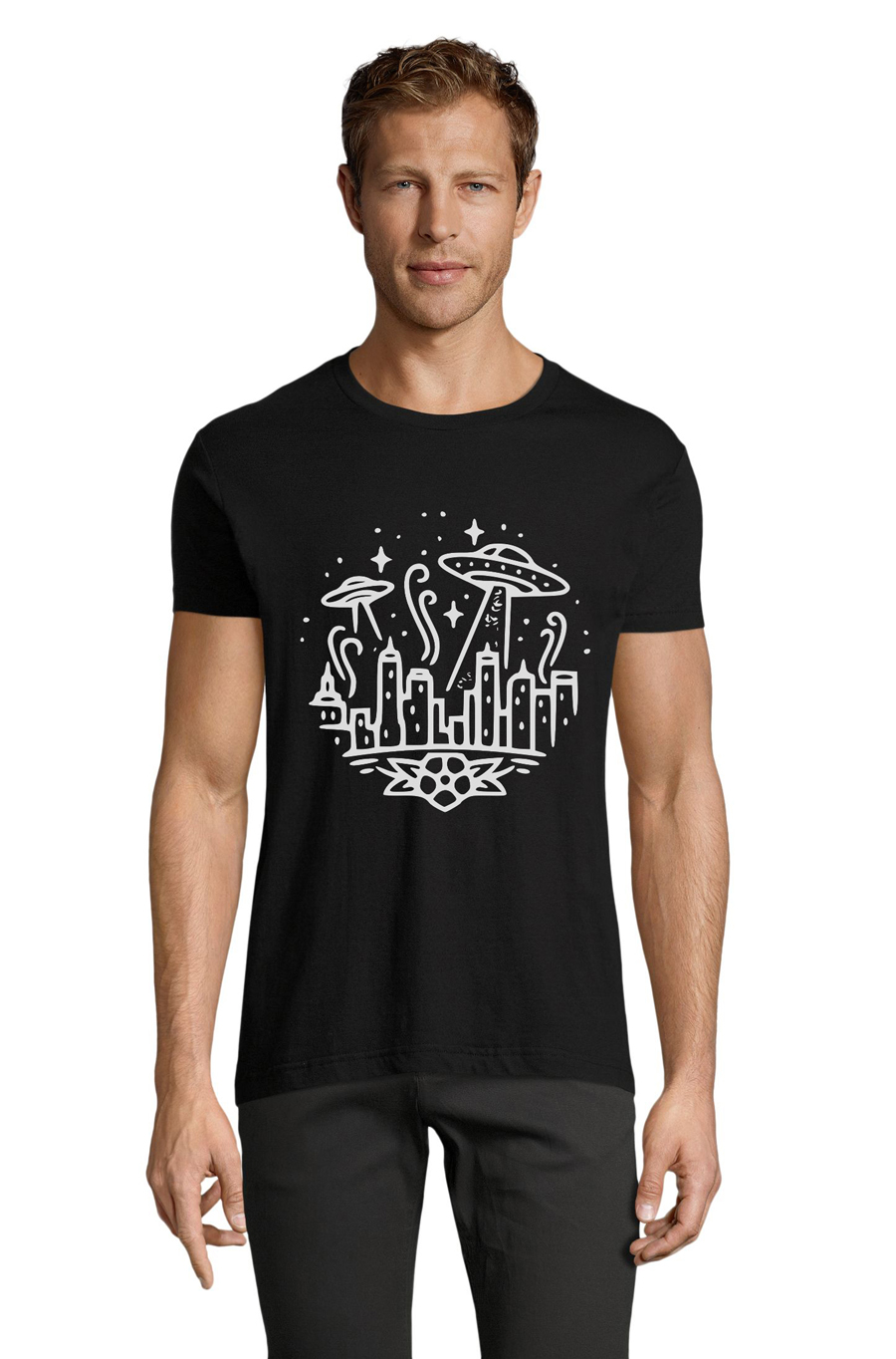 

Футболка OWEAR с Космос принтом 5046WH--BK1  Черный, Футболка OWEAR с Космос принтом 5046WH-M-BK1 M Черный