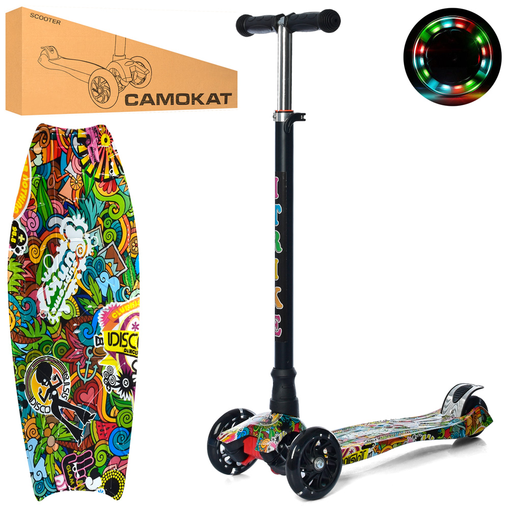 

Самокат iTrike Maxi JR 3-055-3-WP5 Black (JR 3-055-3)