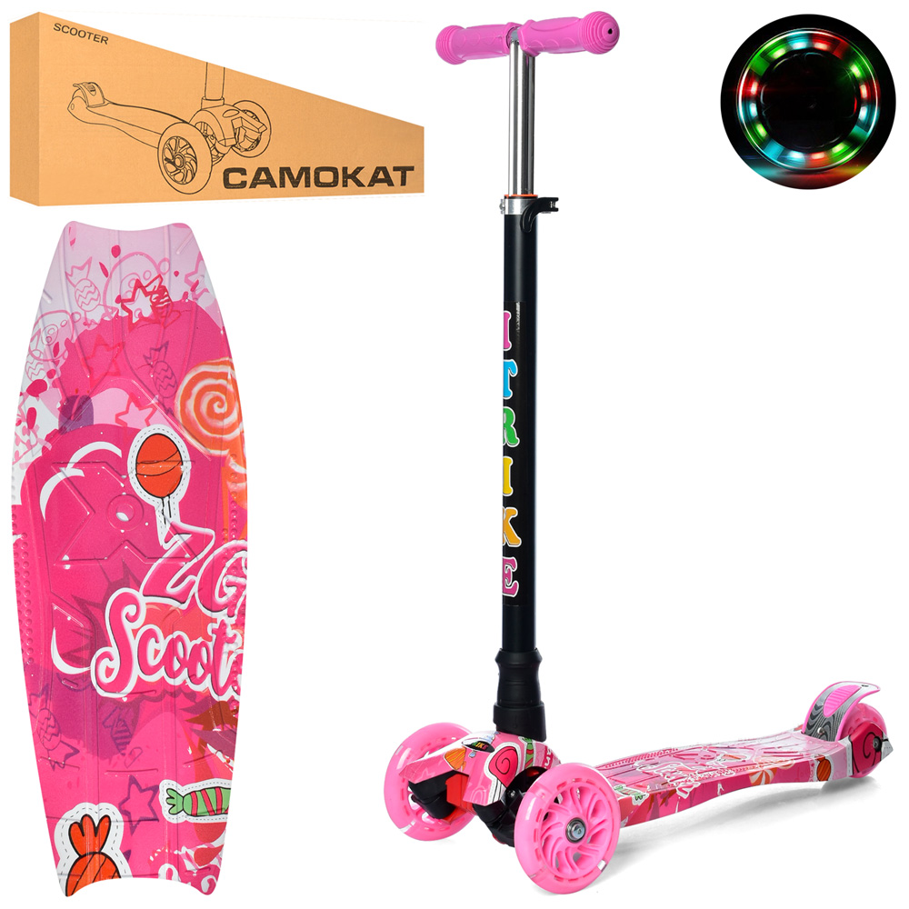 

Самокат iTrike Maxi JR 3-055-3-WP4 Pink (JR 3-055-3)