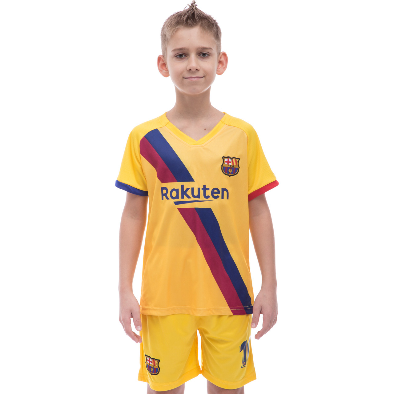 

Форма футбольная детская BARCELONA MESSI Барселона Zelart Sport 0975 L (28) рост 145-155 см