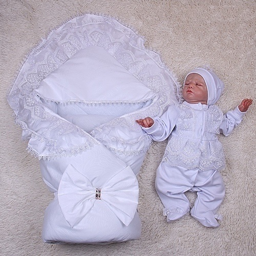 

Комплект на выписку из роддома Brilliantbaby Волшебство 62 белый