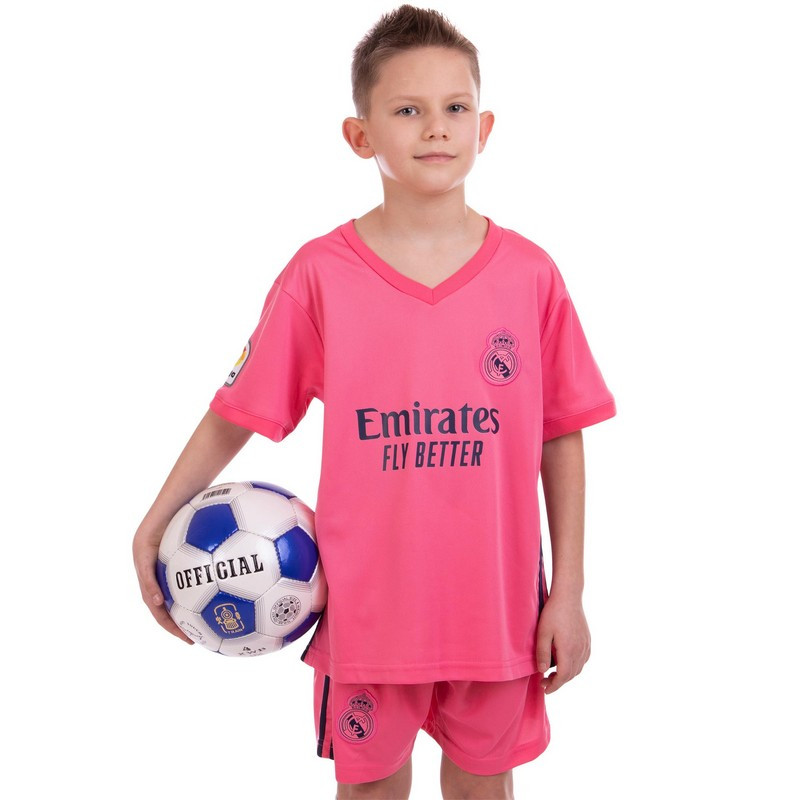 

Форма футбольная детская REAL MADRID Реал Мадрид Zelart Sport гостевая 2479 M (24) рост 130-135 см