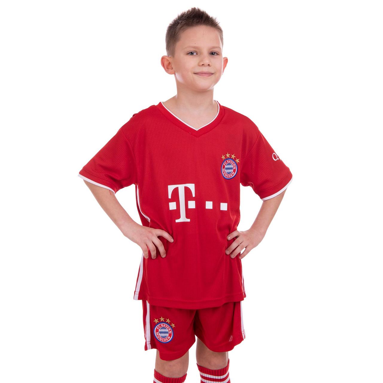 

Форма футбольная детская BAYERN MUNCHEN Бавария Zelart Sport домашняя 2499 S (22) рост 120-125 см