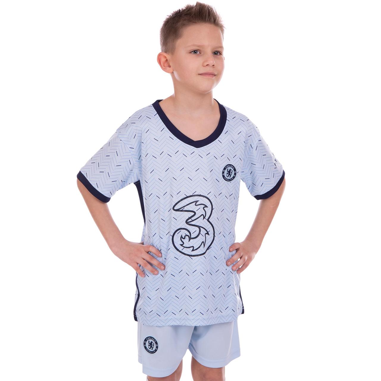 

Форма футбольная детская CHELSEA Челси Zelart Sport гостевая 2511 L (26) рост 140-145 см