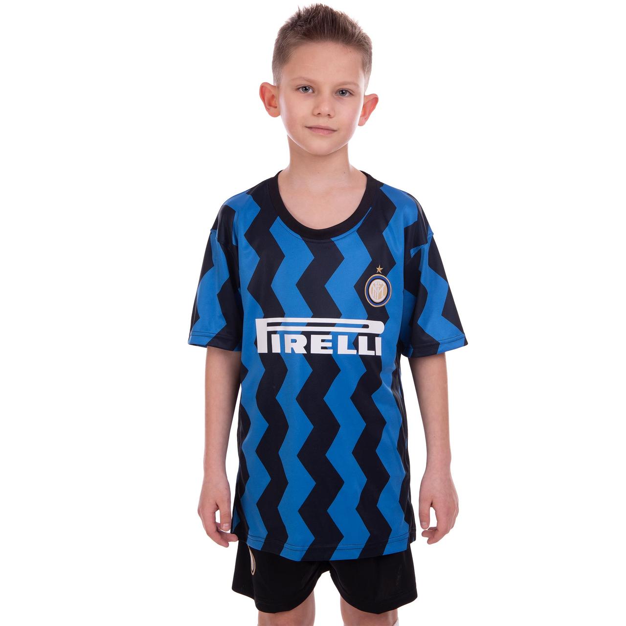 

Форма футбольная детская INTER MILAN Интер Zelart Sport домашняя 2458 XL (28) рост 150-155 см