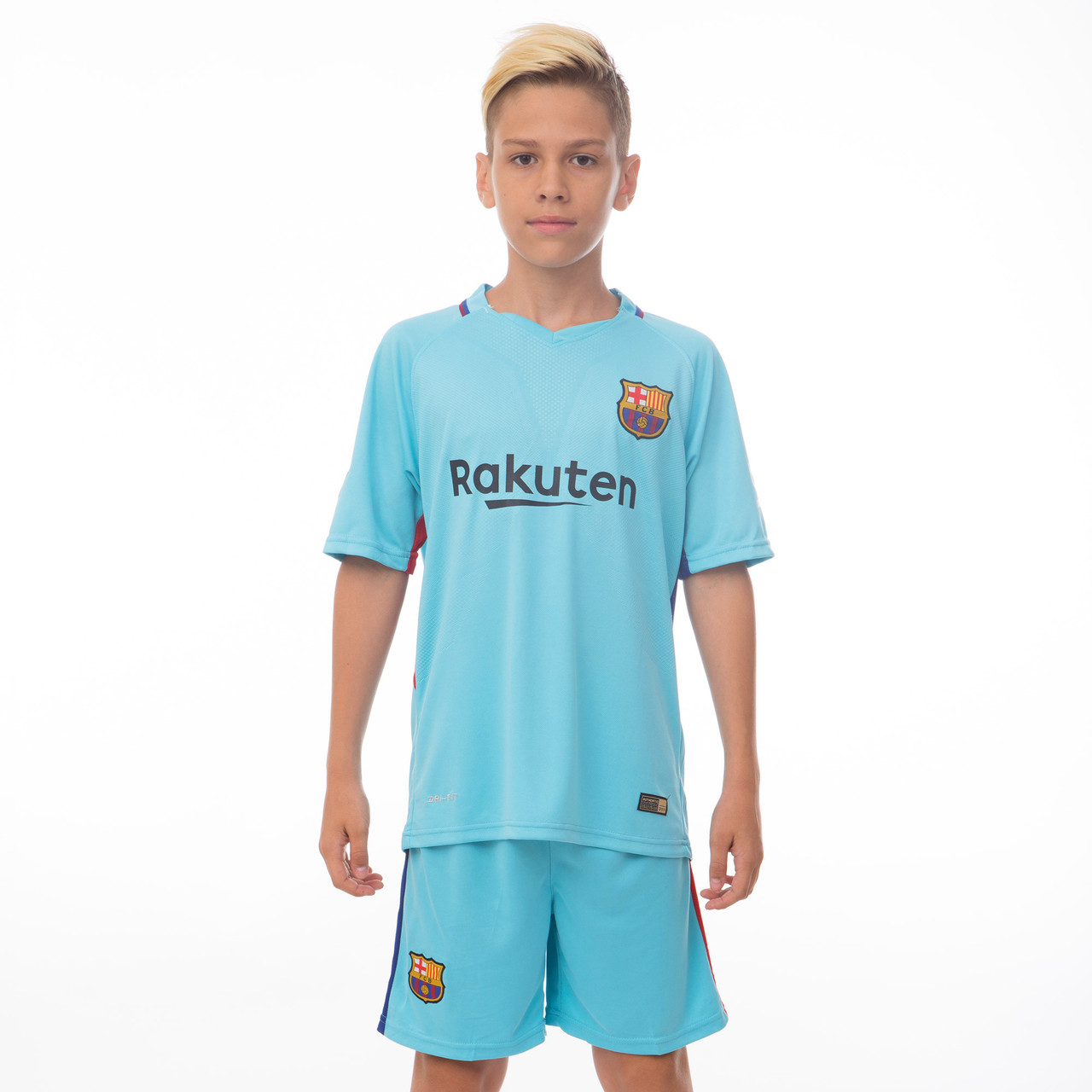 

Форма футбольная детская BARCELONA Барселона Zelart Sport гостевая 7117 L (26) рост 140-145 см