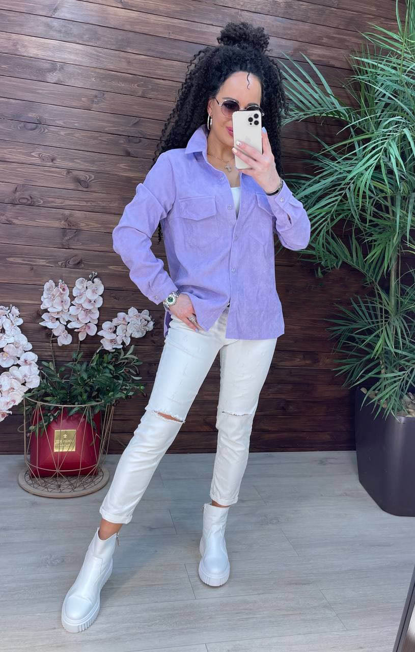 

Fashions • Рубашка женская отднотонная Fashions - сирень (308, Fashions • Рубашка женская отднотонная Fashions 44-52 сирень (308)