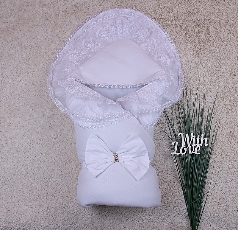 

Зимний конверт-одеяло Brilliantbaby Очарование 90х90 см белый