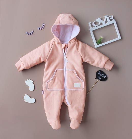 

Утепленный комбинезон для малышей Kid's Fantasy 74 см Персиковый