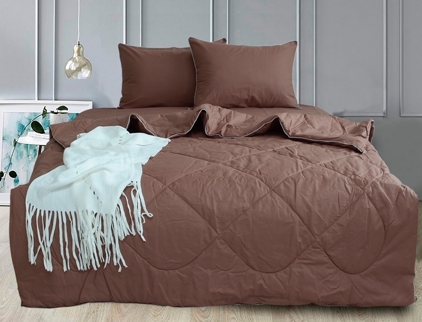 

Набор Elegant ТМ TAG одеяло 1,5 сп. простынь 150х245 см наволочки 2х50х70 см ранофорс Mahogany Rose