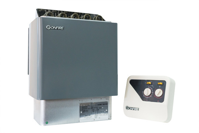 

Электрическая каменка для сауны Bonfire SCA-90W + пульт CON-1