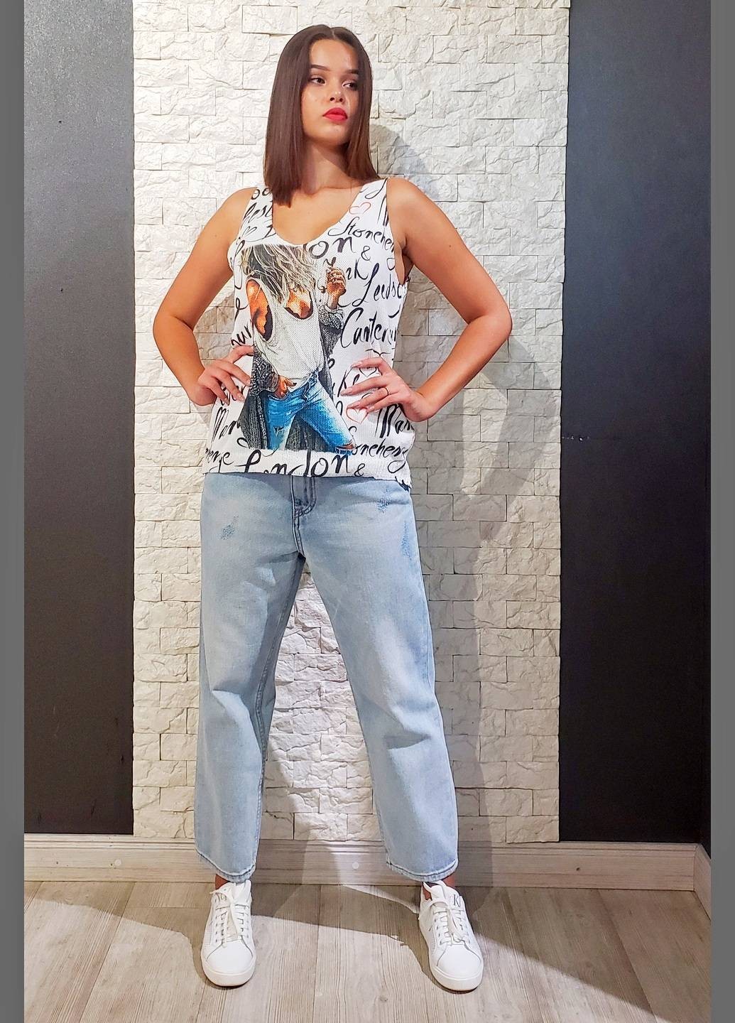 

Майка Di classe белый  4-1017, Майка Di classe белый One size 4-1017