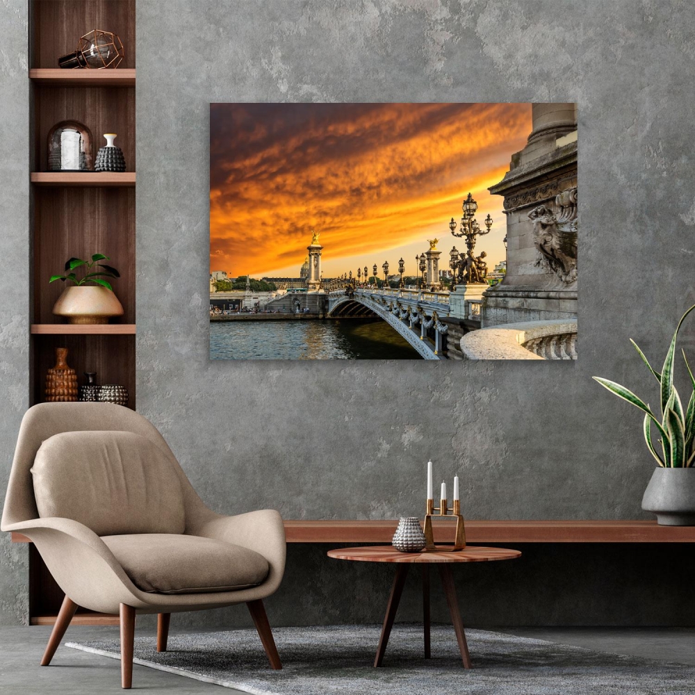 

Картина на холсте Архитектура Fantastic Sunset 50х65 см.