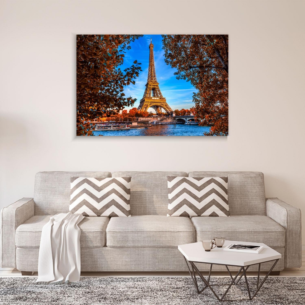 

Картина на холсте Архитектура Paris Eiffel Tower 75х100 см.