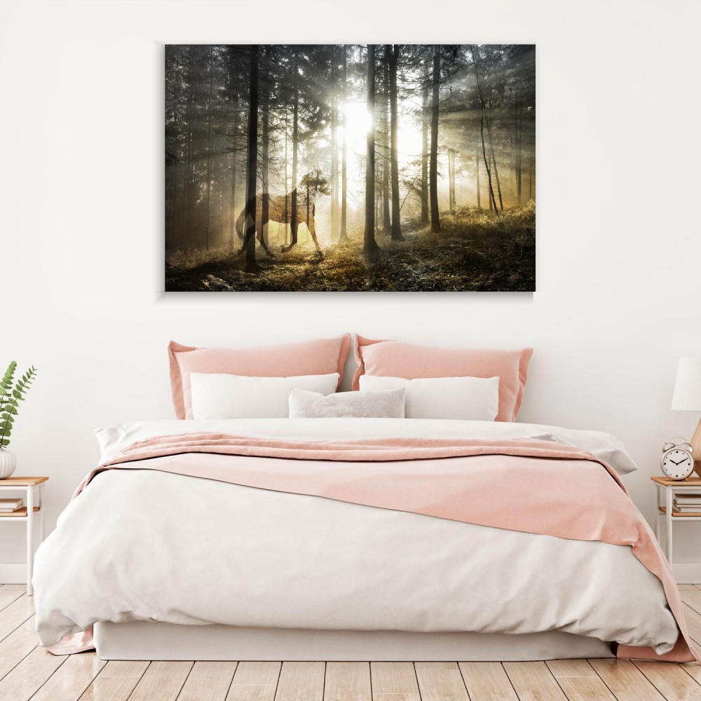 

Картина на холсте Мистика и фантастика Unicorn In A Magic Forest 75х100 см.