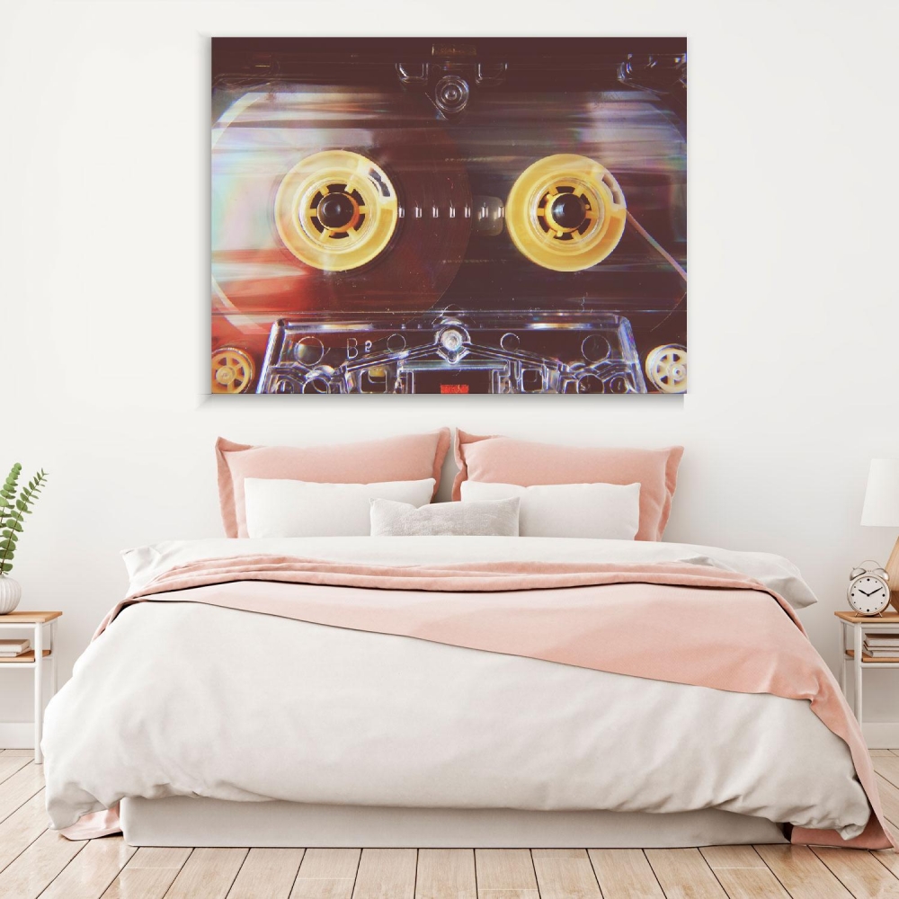 

Картина на холсте Музыка Audio Cassettes For Recorder 80s 90s 70s 90х120 см.