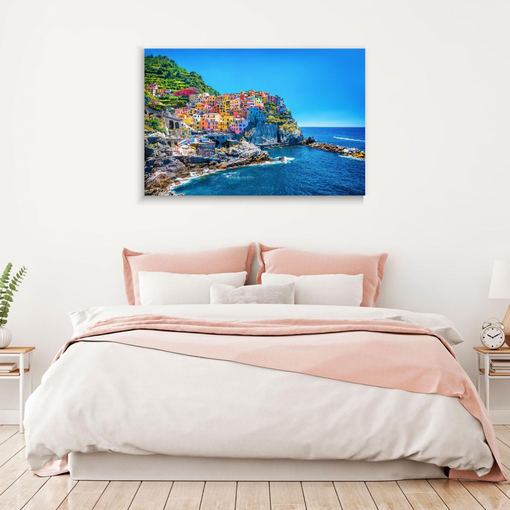 

Картина на холсте Архитектура Cinque Terre 90х120 см.