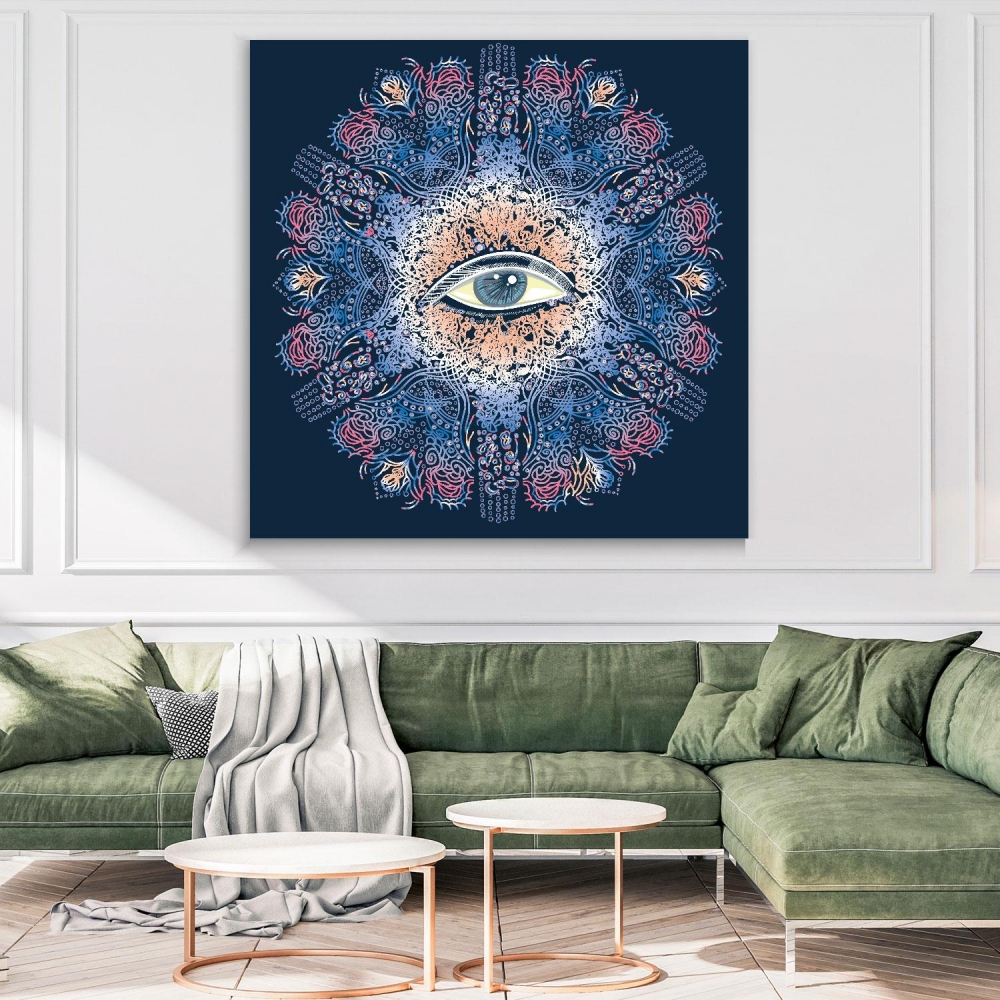 

Картина на холсте Psy Art All Seeing Eye 110х150 см.