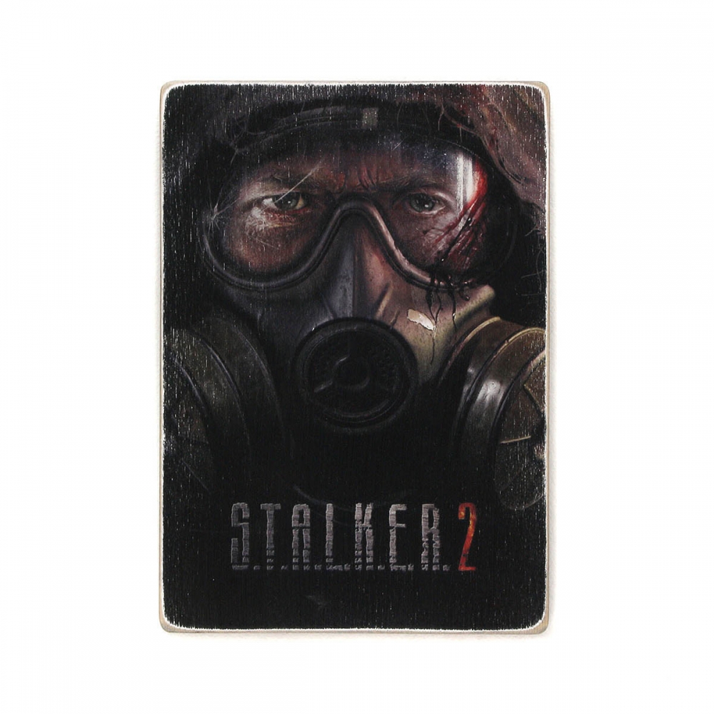 

Деревянный постер Видеоигры S.T.A.L.K.E.R.2. Сталкер 2. Вертикальный арт А1