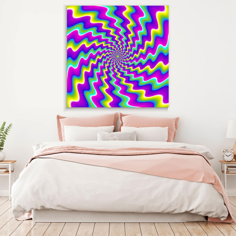 

Картина на холсте Psy Art Spin Illusion 80х80 см.