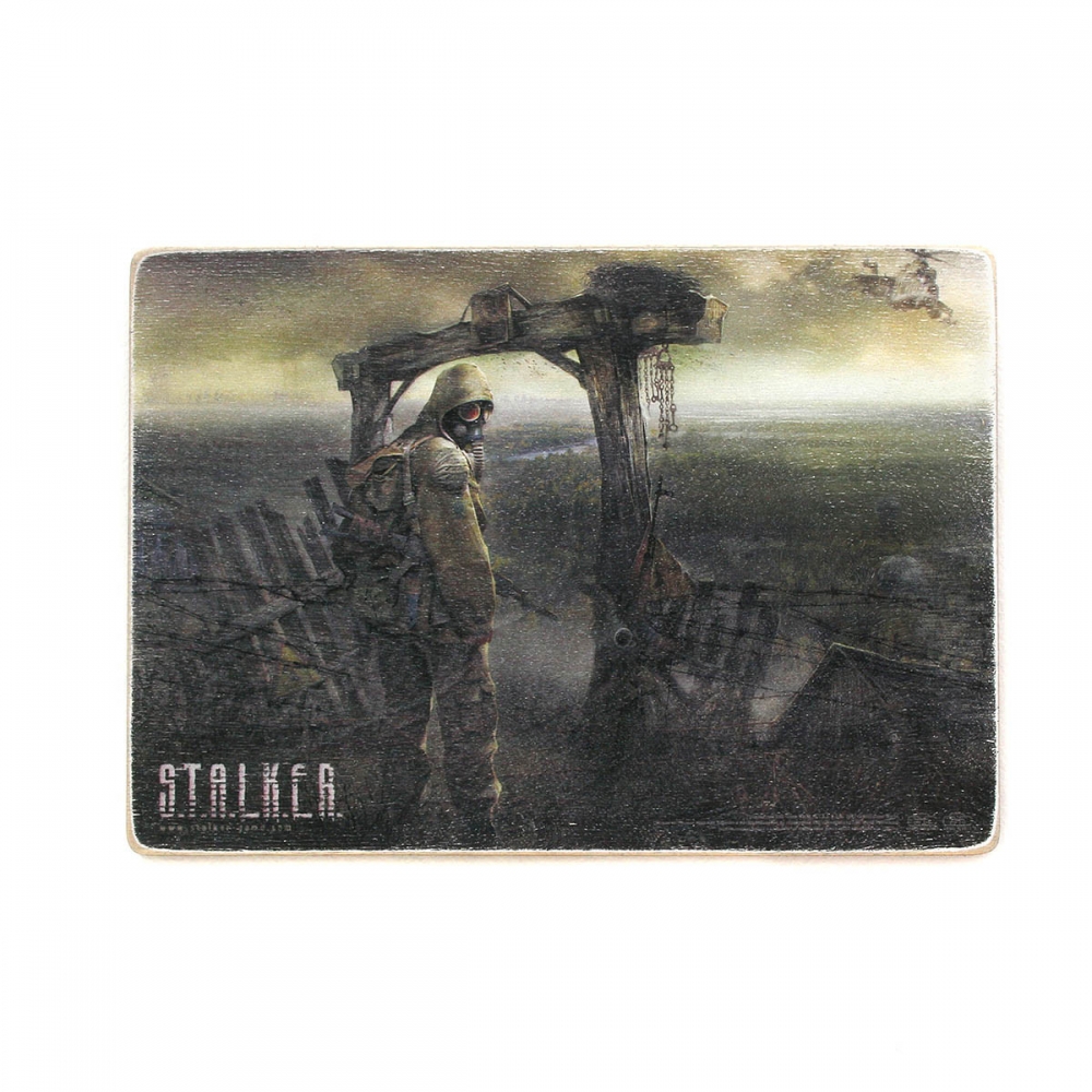 

Деревянный постер Видеоигры S.T.A.L.K.E.R. Сталкер. Горизонтальный арт А2