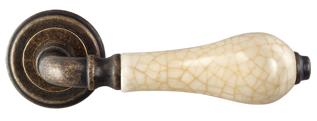 

Дверная ручка на розетке MVM SHEFFIELD Z-1222 античная матовая старая бронза