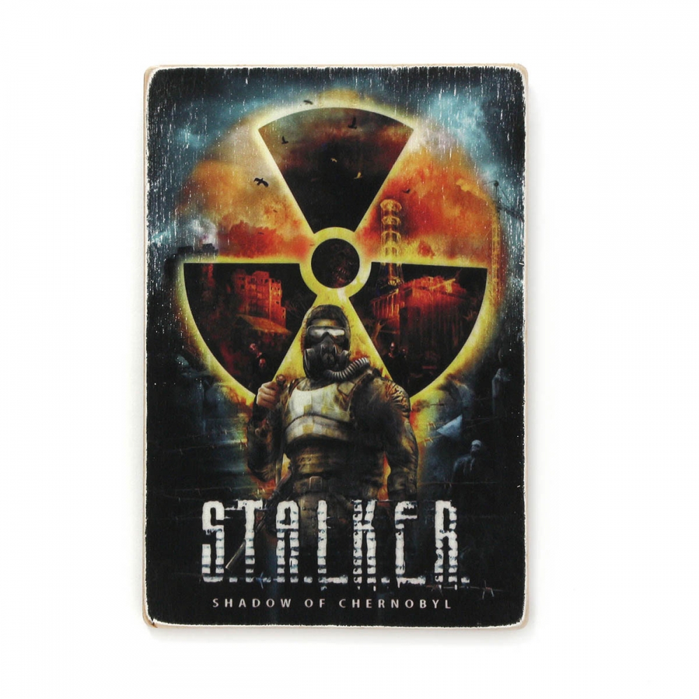 

Деревянный постер Видеоигры S.T.A.L.K.E.R. Сталкер. Тень Чернобыля А1