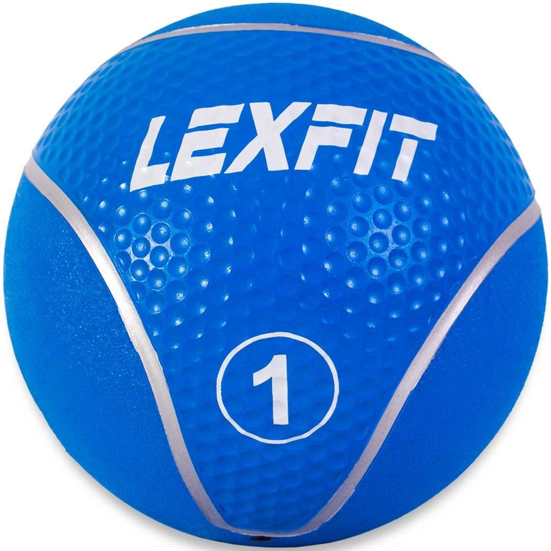 

Медбол USA Style LEXFIT голубой 1 кг LMB-8017-1