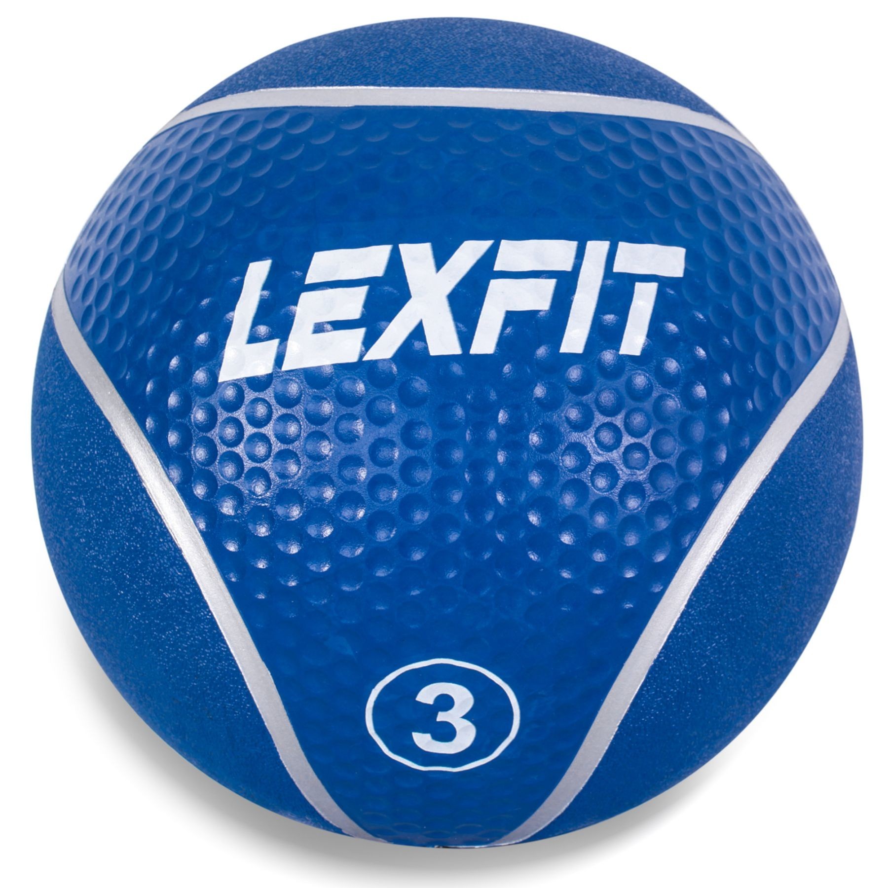 

Медбол USA Style LEXFIT голубой 3кг LMB-8017-3