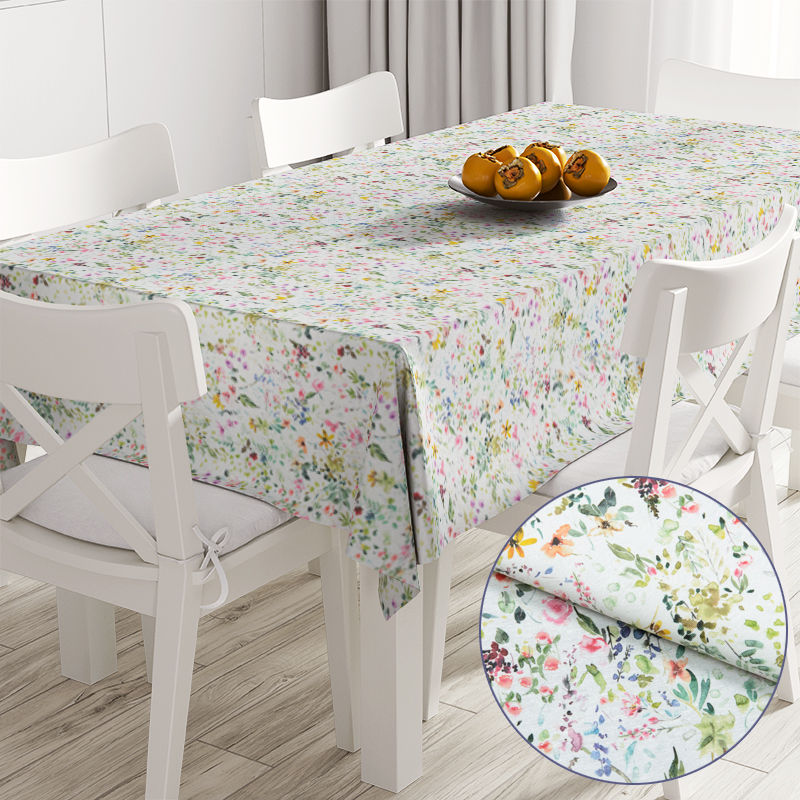

Скатерть с акриловой пропиткой Small Flowers TT170067 140x220