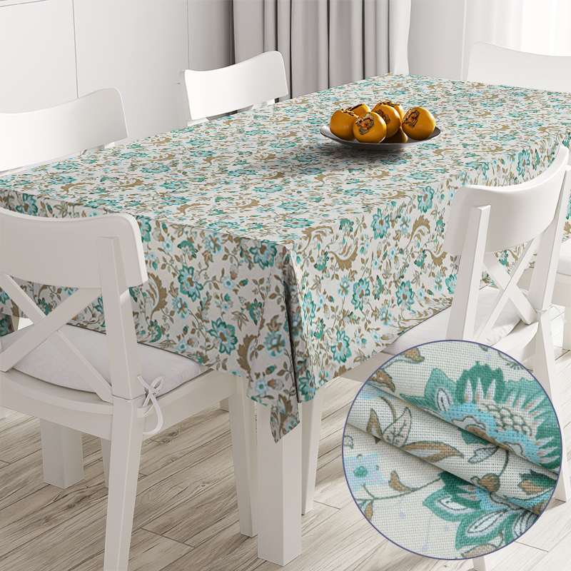 

Скатерть Time Textile Веточка бирюза TT172855 150x150