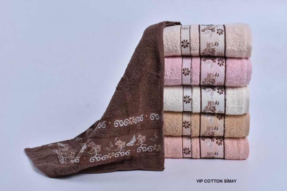 

Набор полотенец для лица Cestepe Vip Cotton 50*90 см махровые банные 6шт арт.Simay