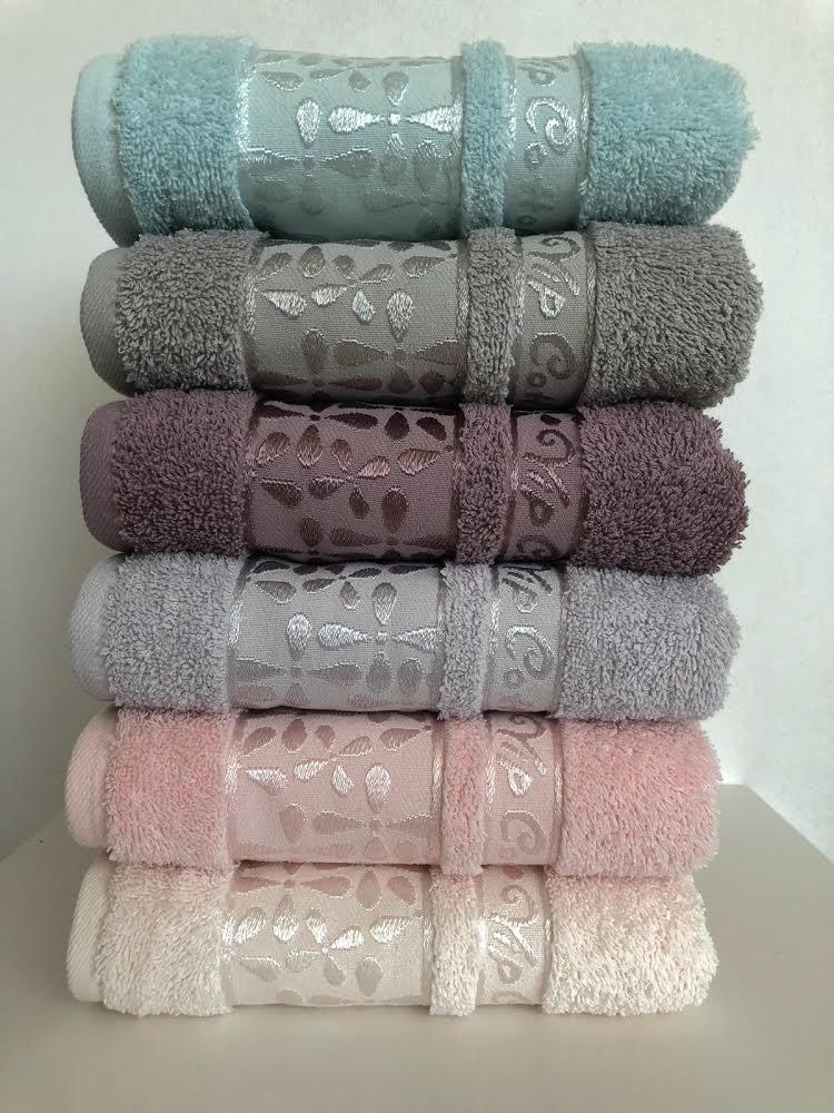 

Набор полотенец для лица Cestepe Vip Cotton 50*90 см махровые банные 6шт арт.Ece