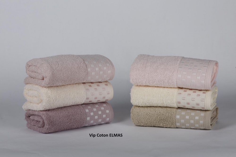 

Набор полотенец для лица Cestepe Vip Cotton 50*90 см махровые банные 6шт арт.Elmas