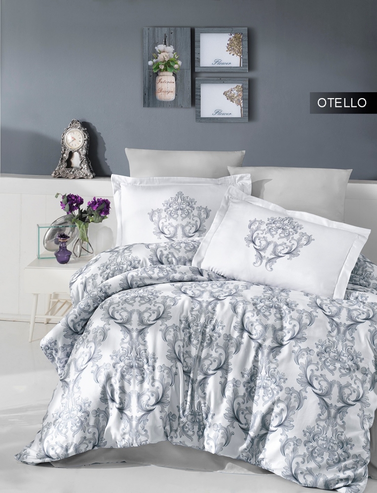 

Комплект постельного белья Ecosse Satin Евро сатин арт.Otello