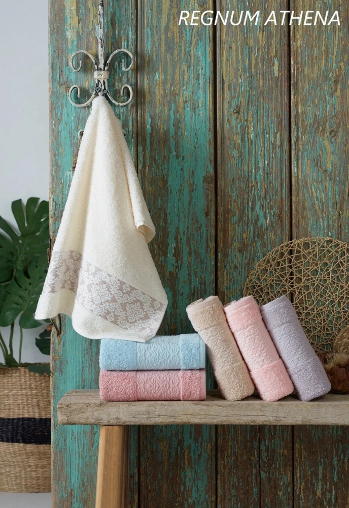 

Набор полотенец для тела Cestepe Cotton Regnum 70*140 см махровые банные 6шт арт.Athena