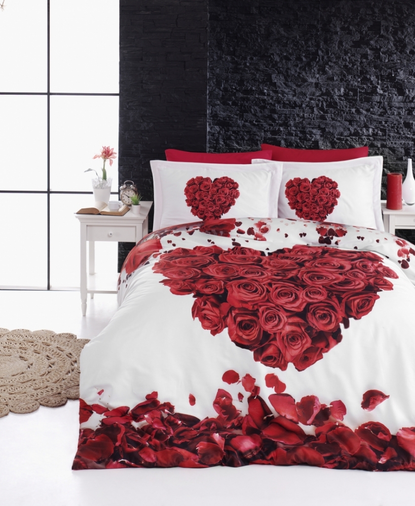 

Комплект постельного белья First Choice Satin 3D-Digital Евро сатин арт.3D Valentine