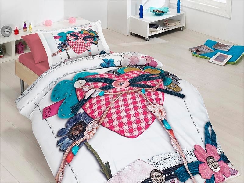 

Комплект постельного белья First Choice Satin 3D-Digital полуторный сатин подростковый арт.3D Lovable