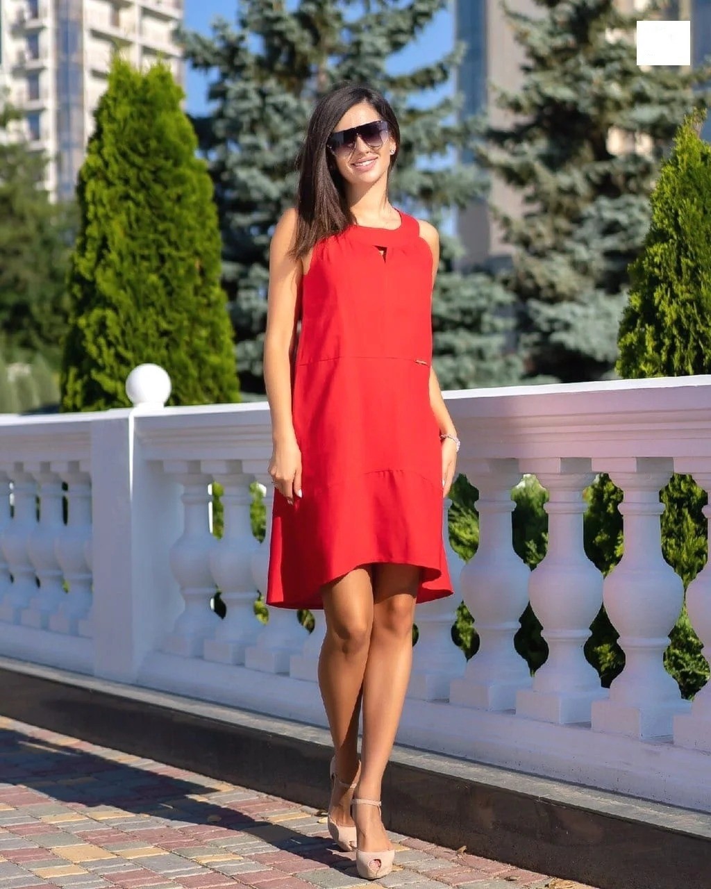 

Сарафан Yuliyani 090 М красный